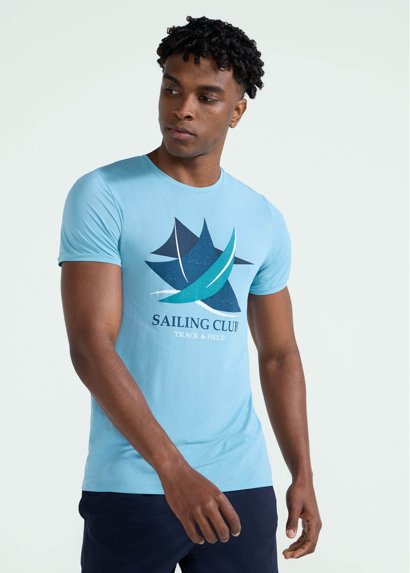 Camiseta Masculina Manga Curta Thermodry Sailing