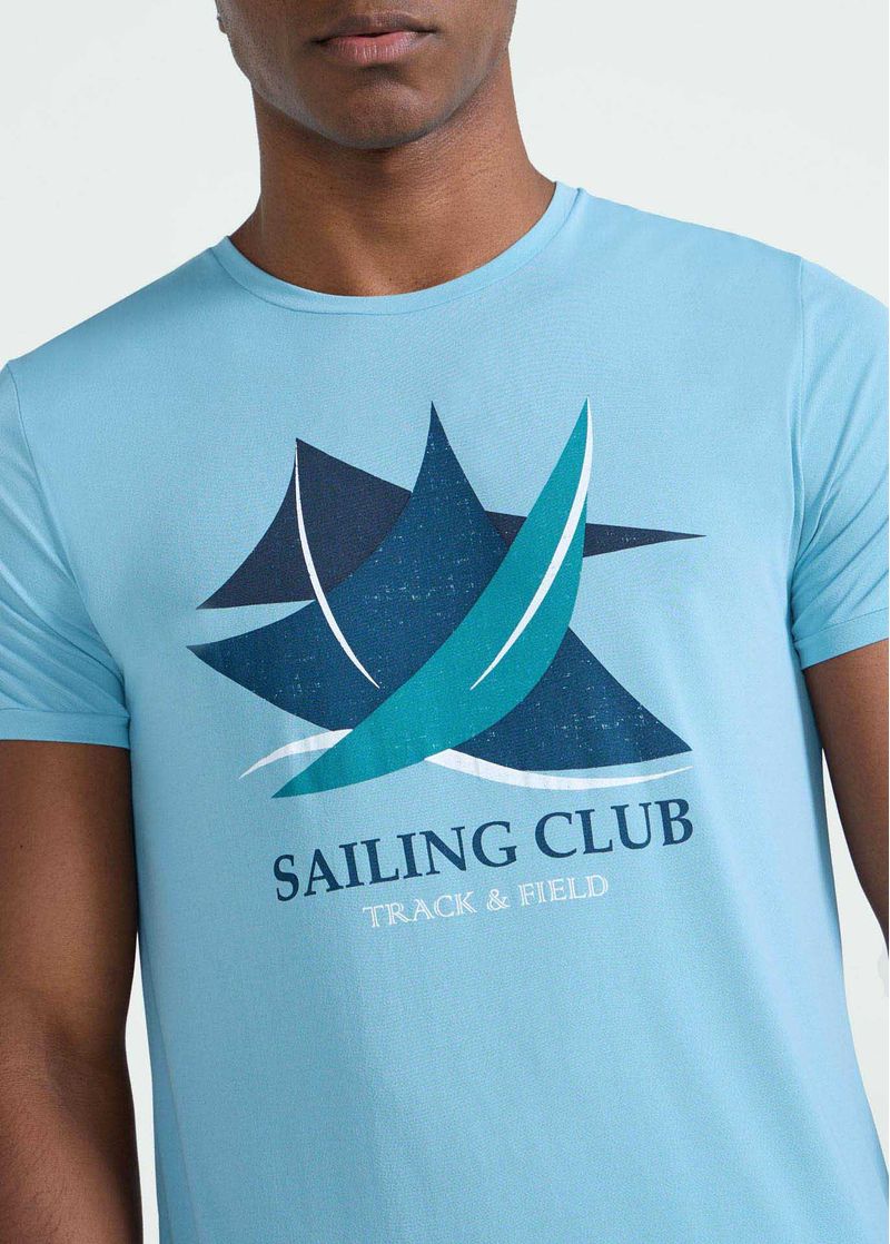 Camiseta Masculina Manga Curta Thermodry Sailing