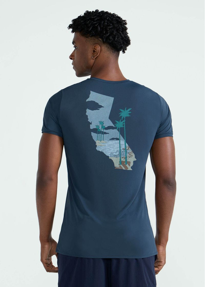 Camiseta Masculina Manga Curta Thermodry Califórnia
