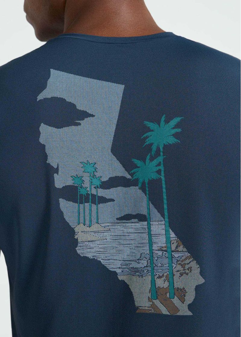 Camiseta Masculina Manga Curta Thermodry Califórnia