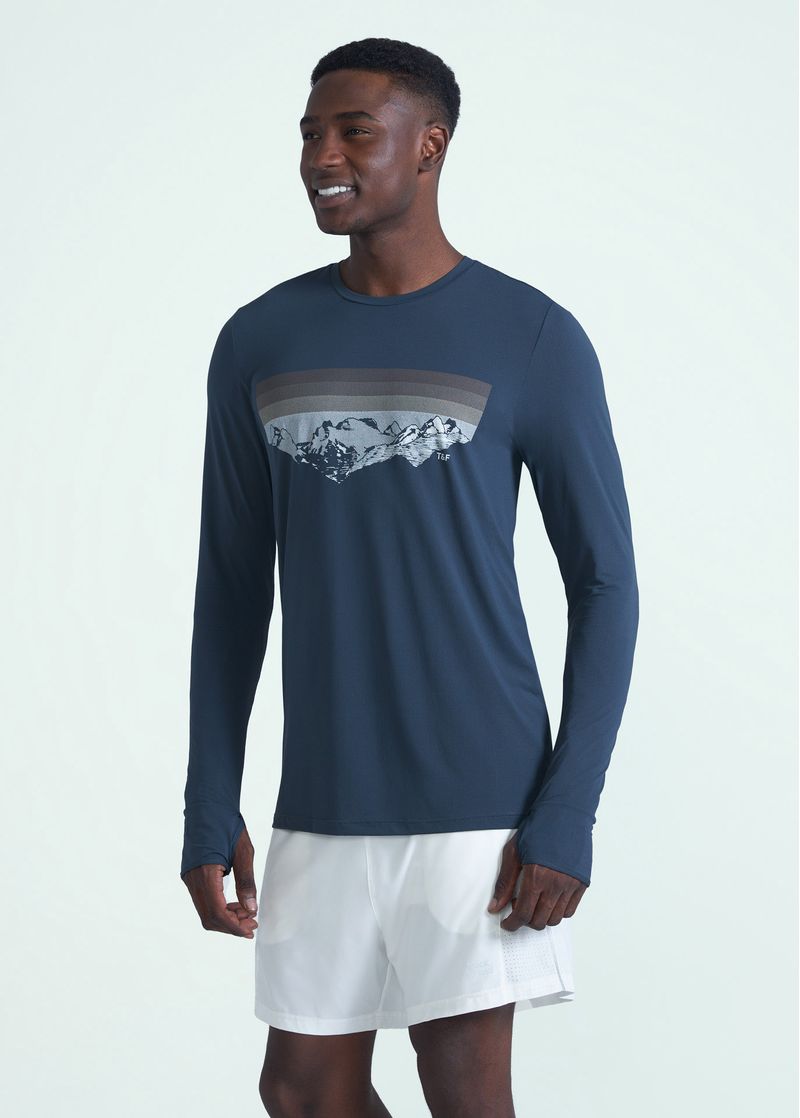 Camiseta Masculina Manga Longa Thermodry Sereno